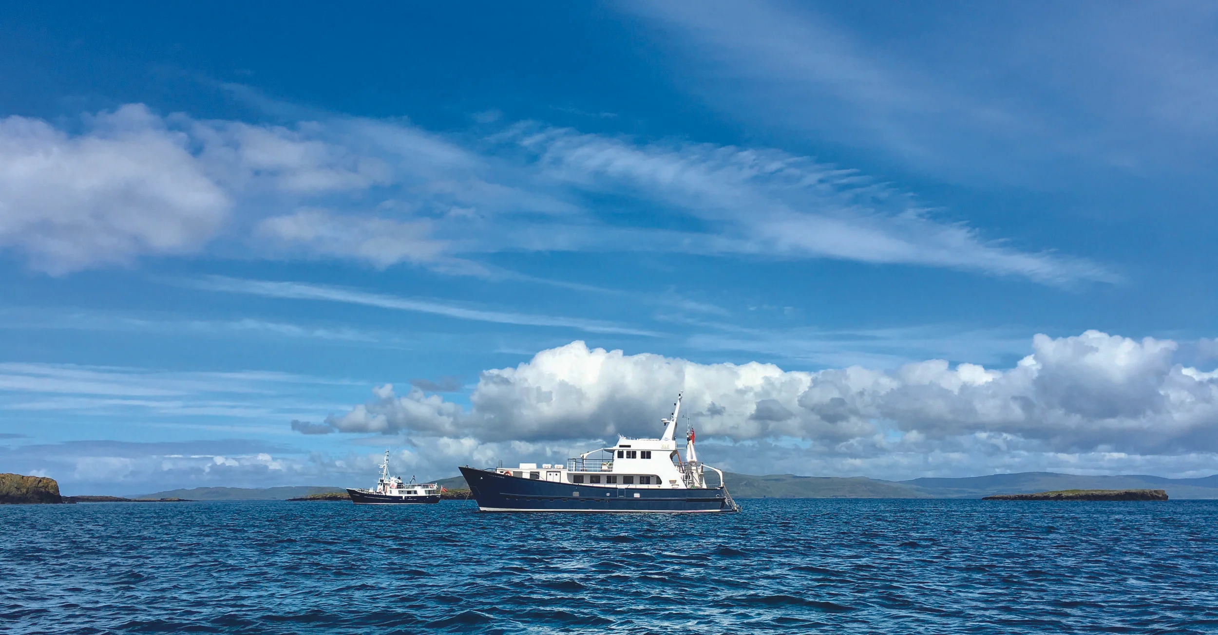 Hebrides Cruises’ vessels Elizabeth G and Emma Jane