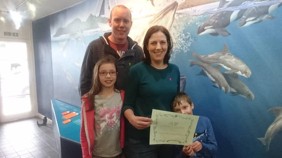 The MacDonald family after they’d ‘escaped the room’
