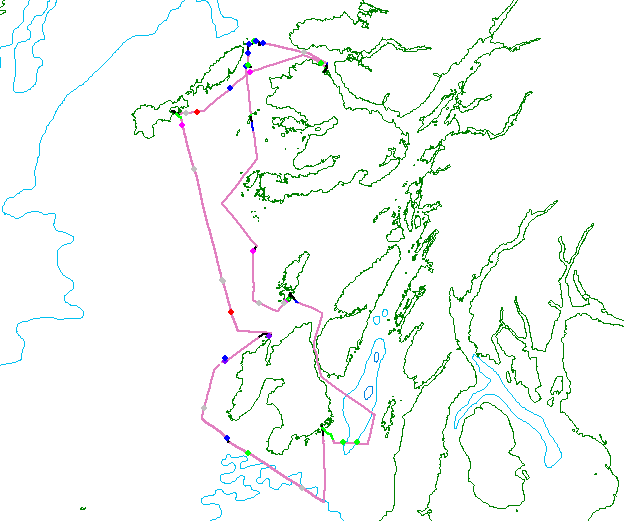 Track lines for HWDT04