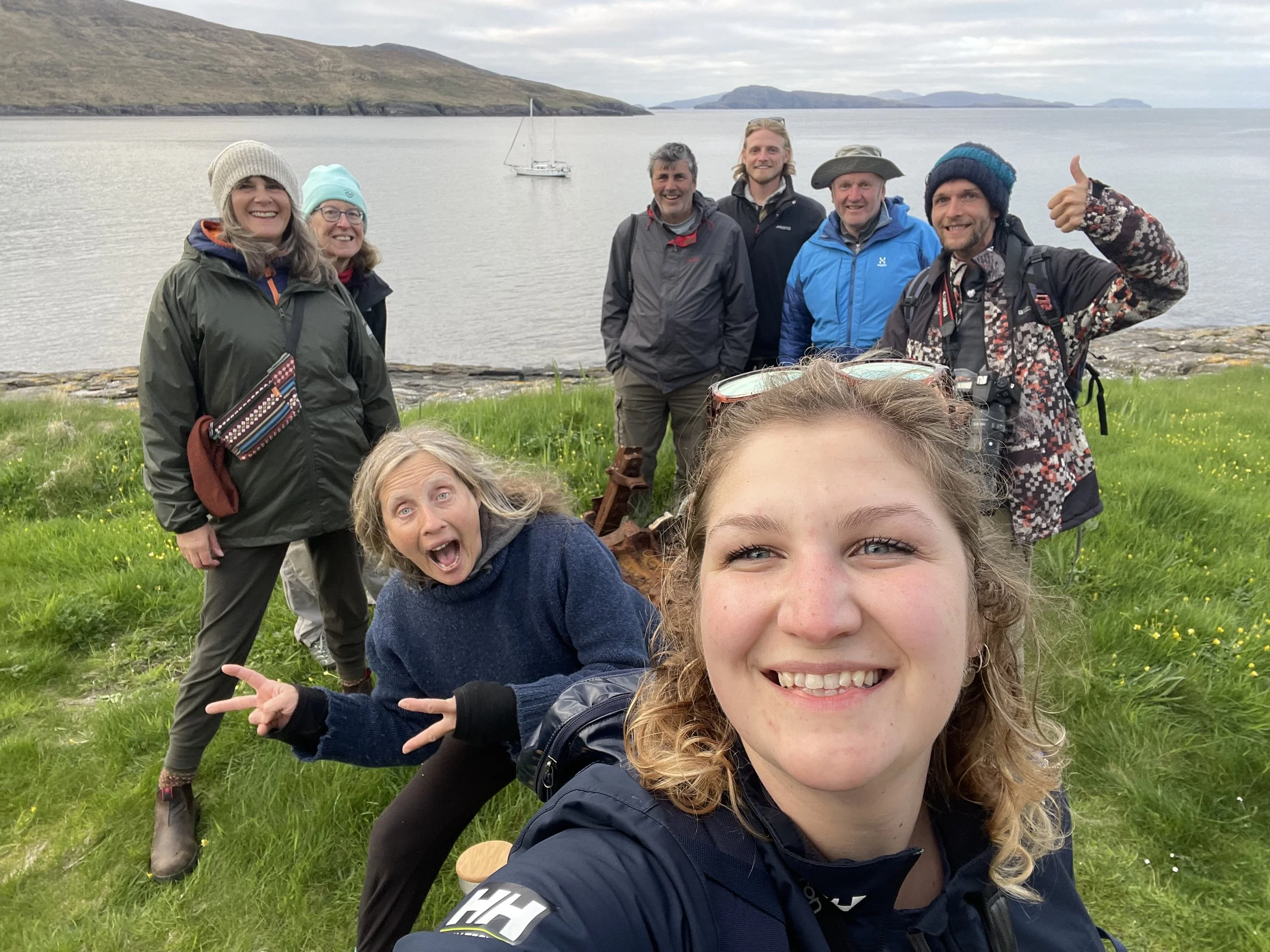Fourth survey encounters basking sharks and minke whales!