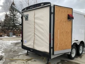 Cargo Trailer Wood Stove Conversion Kit