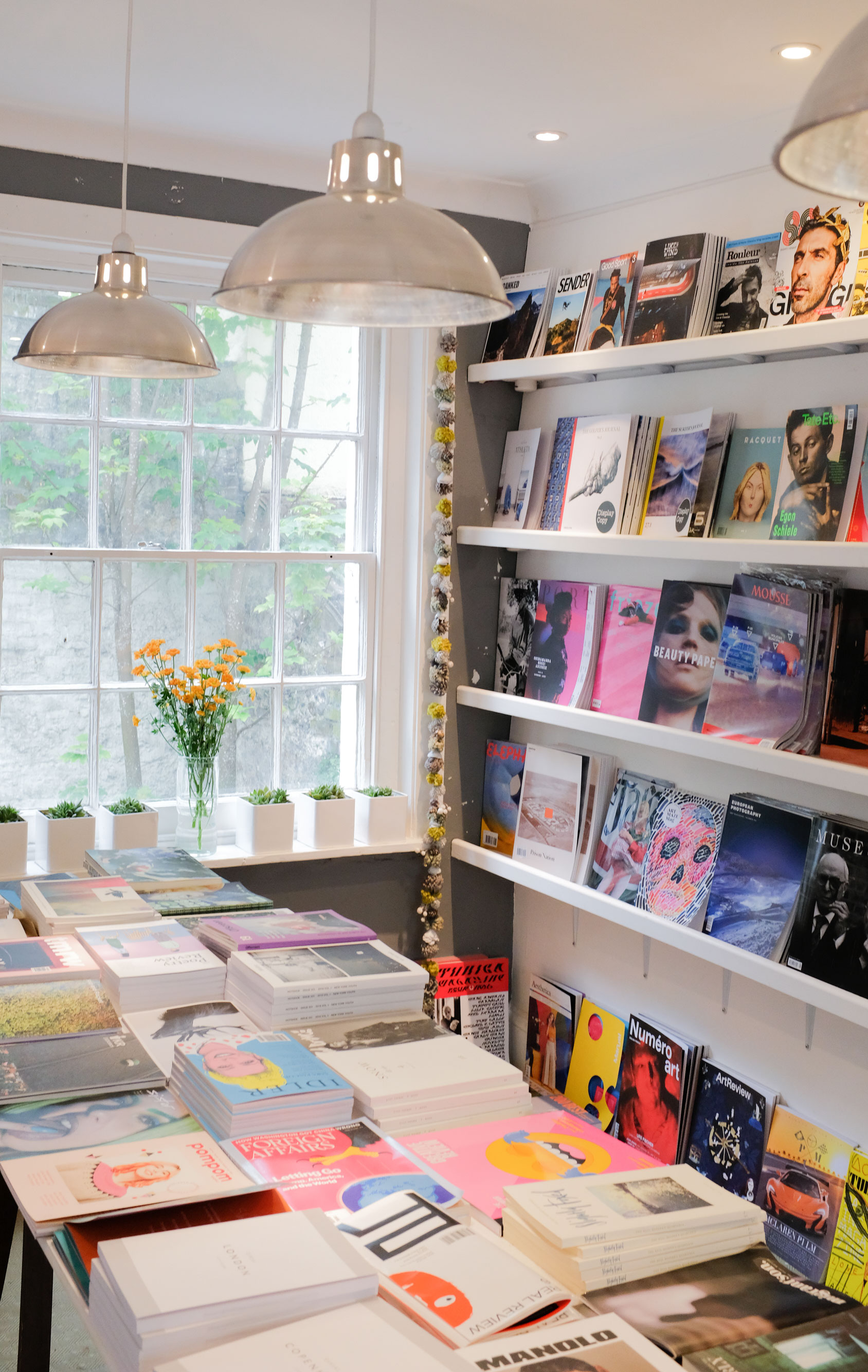 They have an online store that ships anywhere! There's still something about magazines that you can't feel online. The limitation in size and page count feels more considered and inspirational.