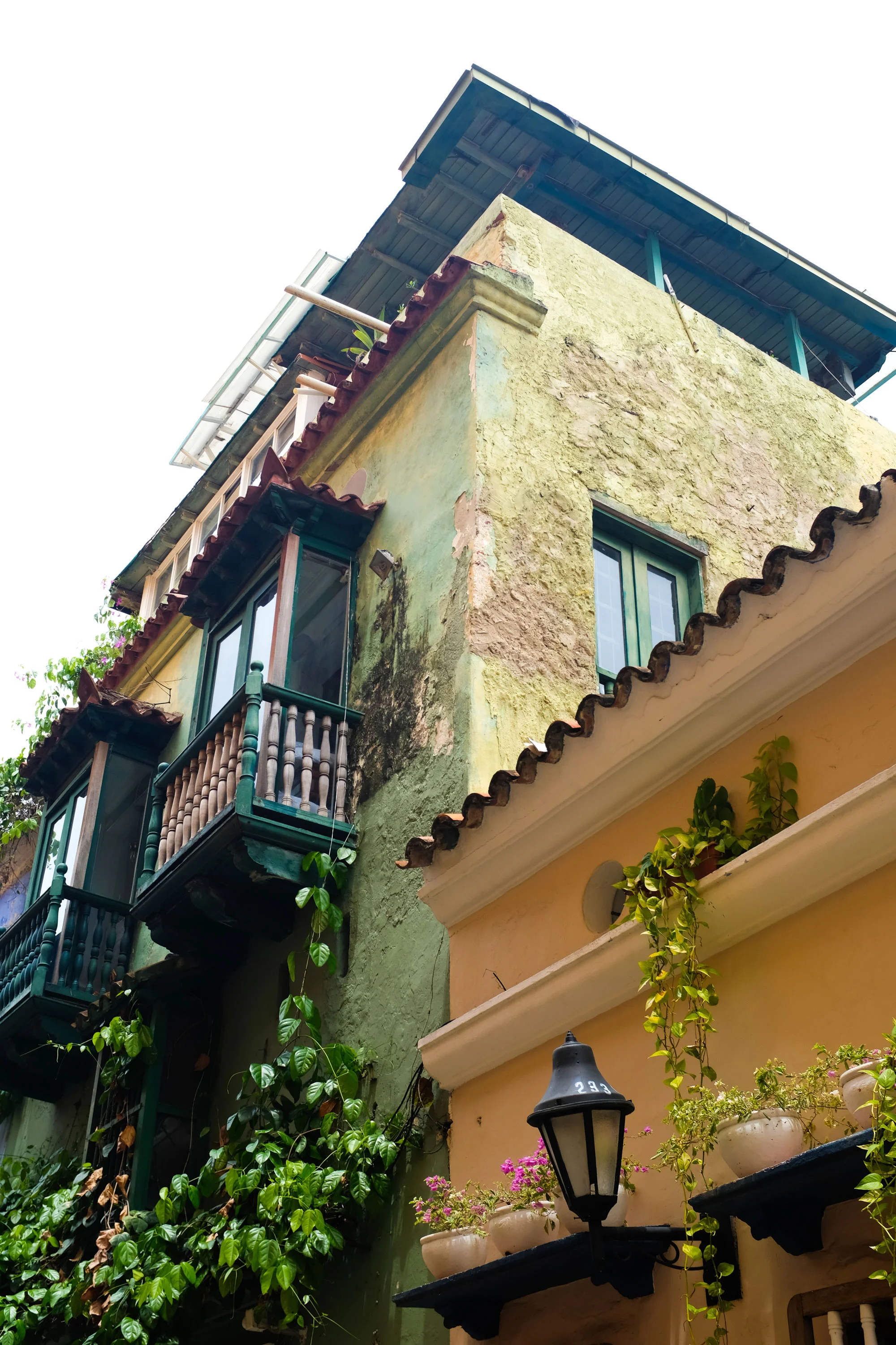 Sometimes you can get a glimpse of how old these buildings are. You start to wonder if those balconies will fall over your head as they’re constantly restoring the facades.