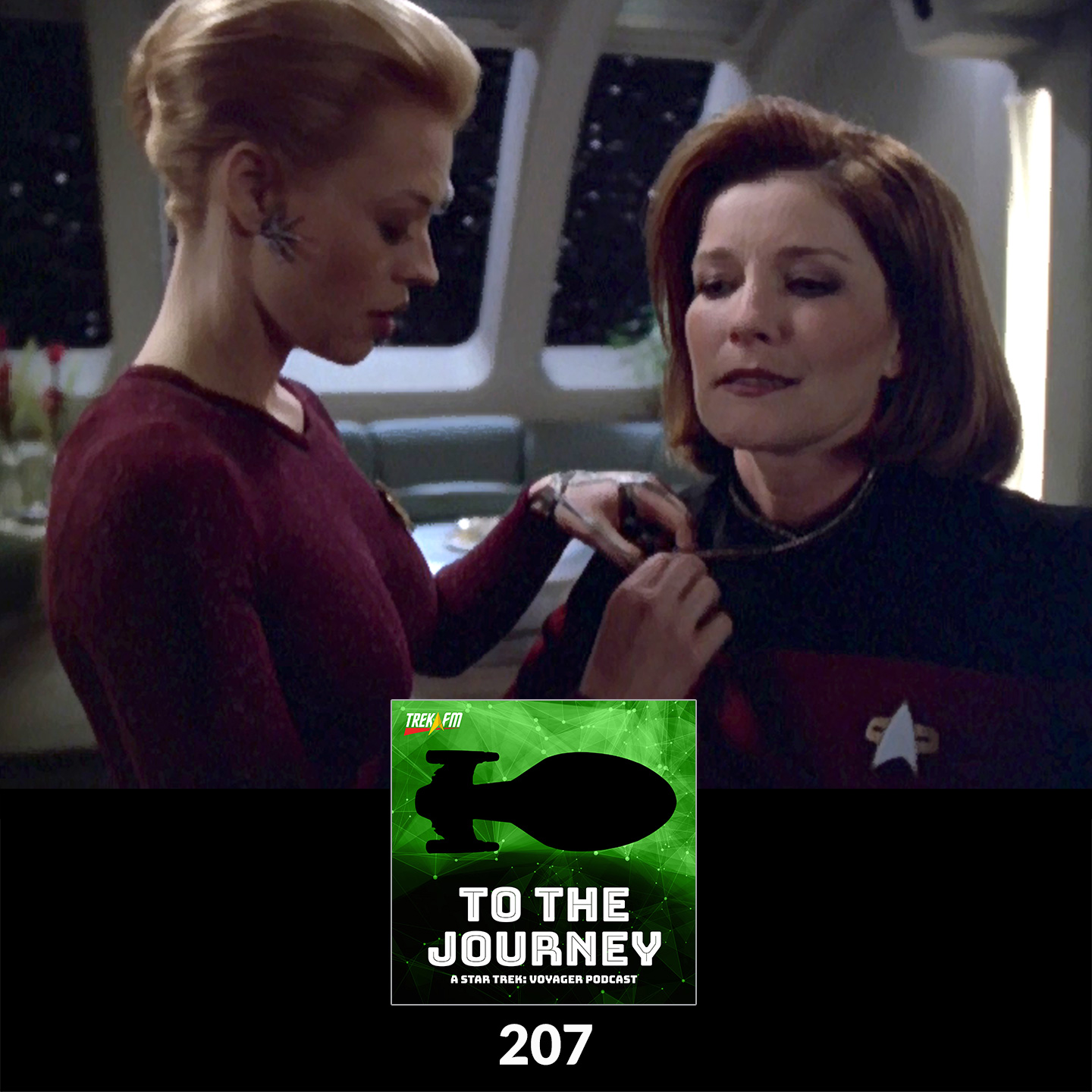 To The Journey 207: Puttin' On the Pipz - Favorite Captain Janeway / Seven of Nine Moments