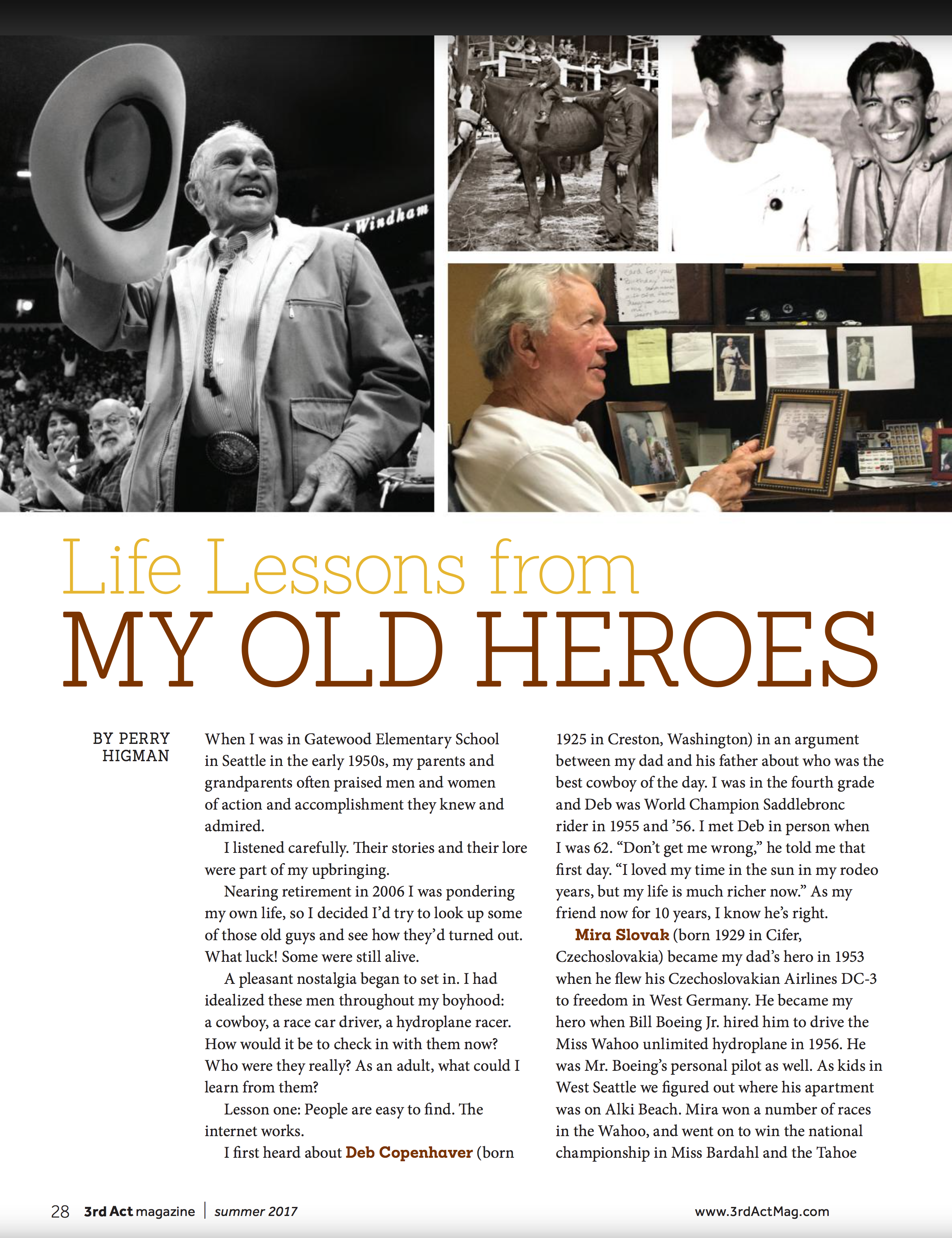 Life Lessons from My Old Heroes