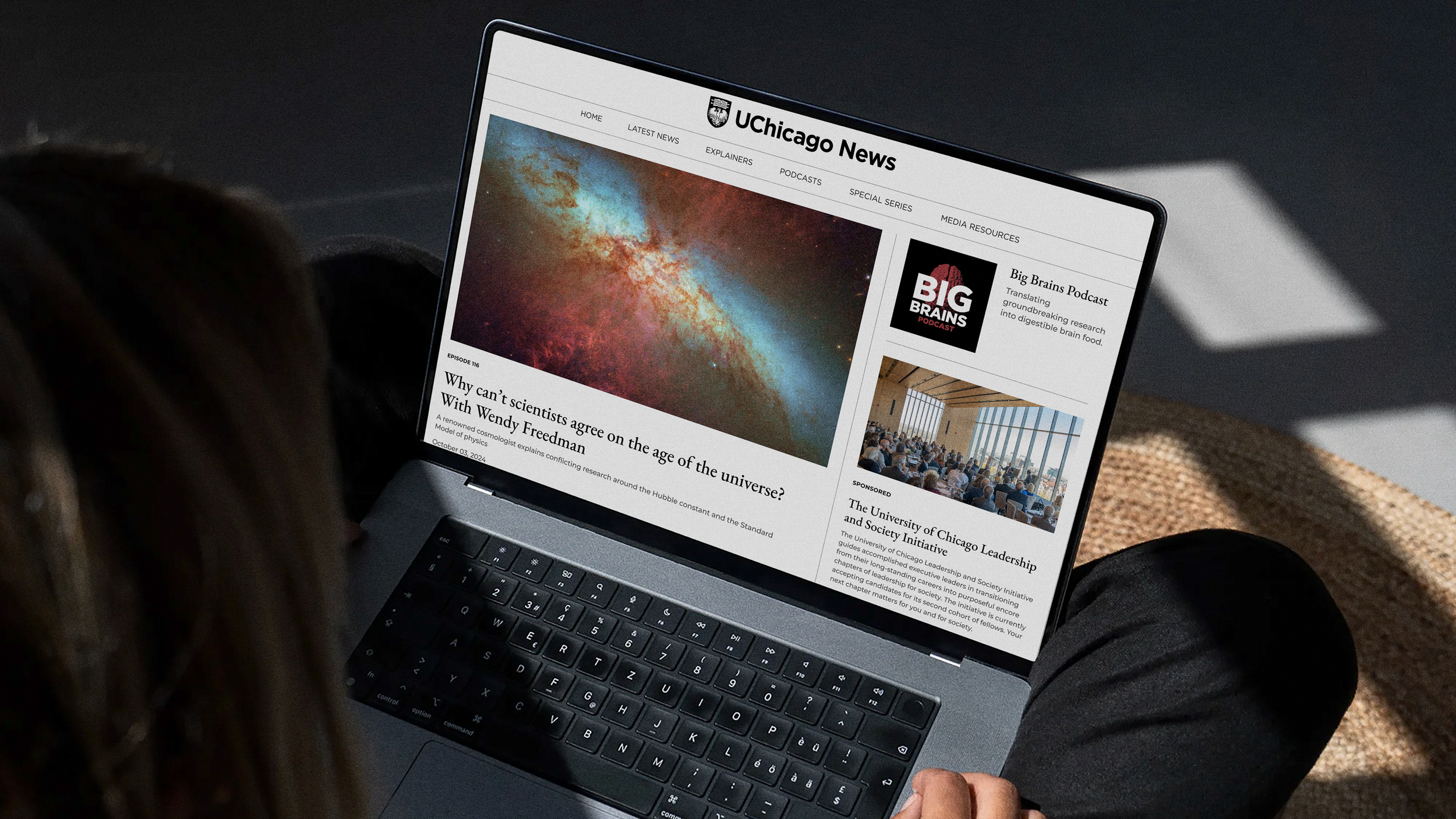 Website Design: UChicago News