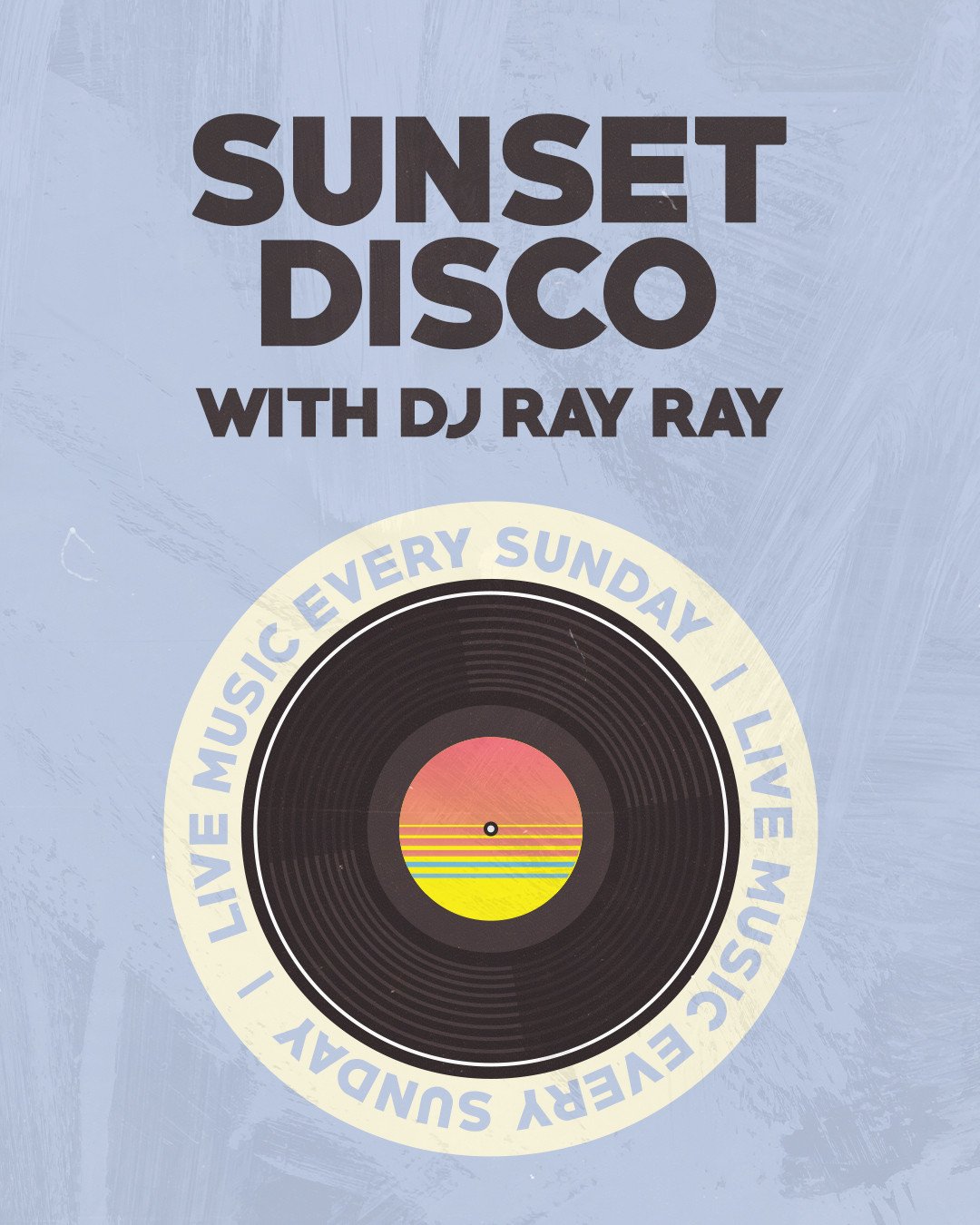 SUNSET DISCO IS BACK ⁠
￼⁠
Catch us every Sunday with @djrayrayca, PLUS a new special guest every weekend⁠
￼⁠
Every Sunday⁠
4PM - 11PM⁠
⁠
See you there?