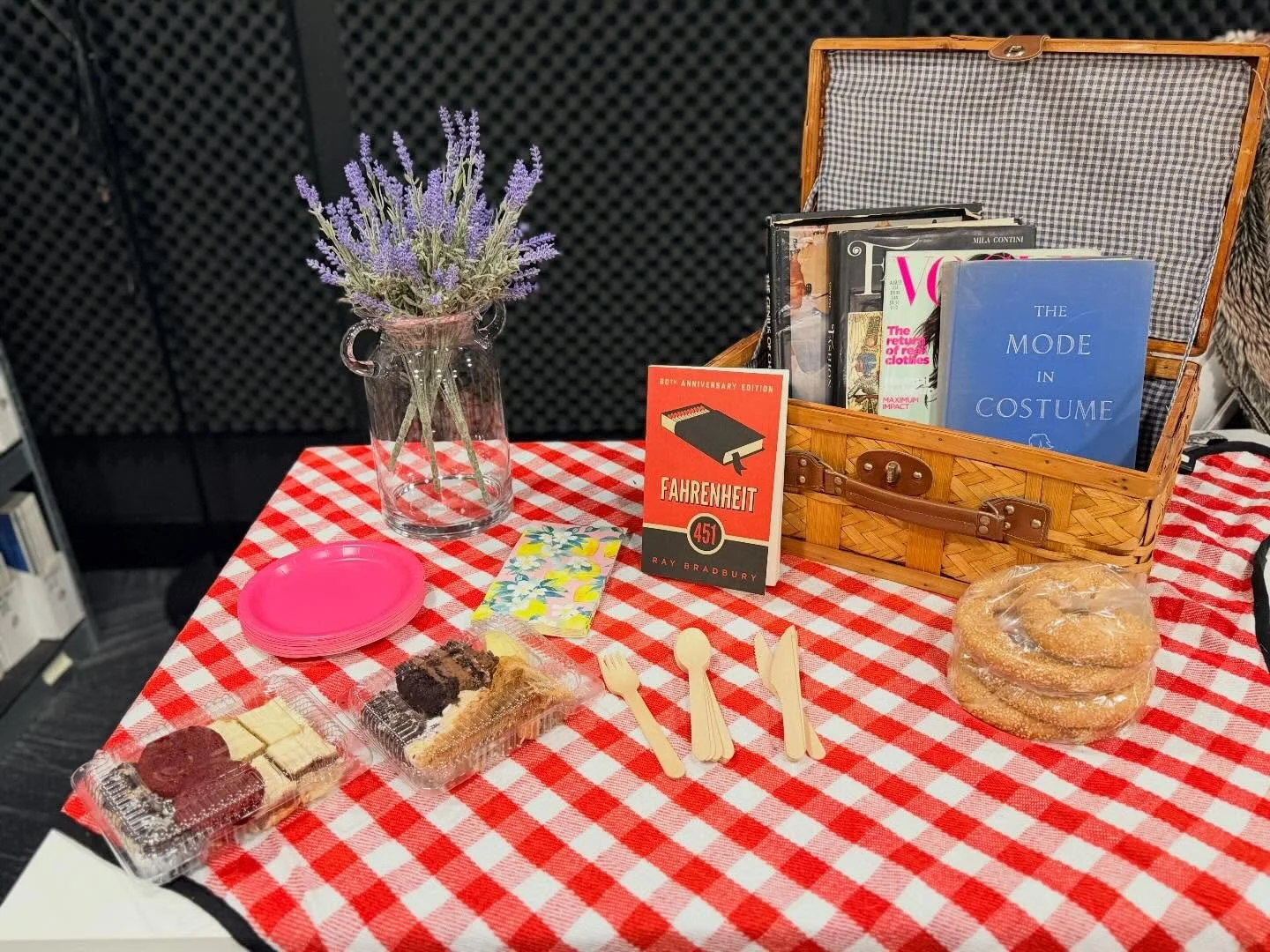 Celebrating our CAFTCAD Reference Library Open House today! 11am-1pm at our new location at Tribro Studios 6 Curity Ave Toronto. 
Spring into Reading with our first book club March 21 featuring @mkcostumes as we discuss Fahrenheit 451 🔥 📚 

 @tribr