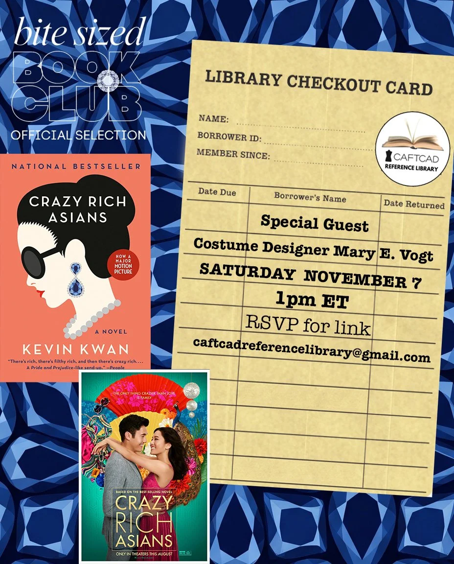 CAFTCAD Bite Sized Book Club: Crazy Rich Asians