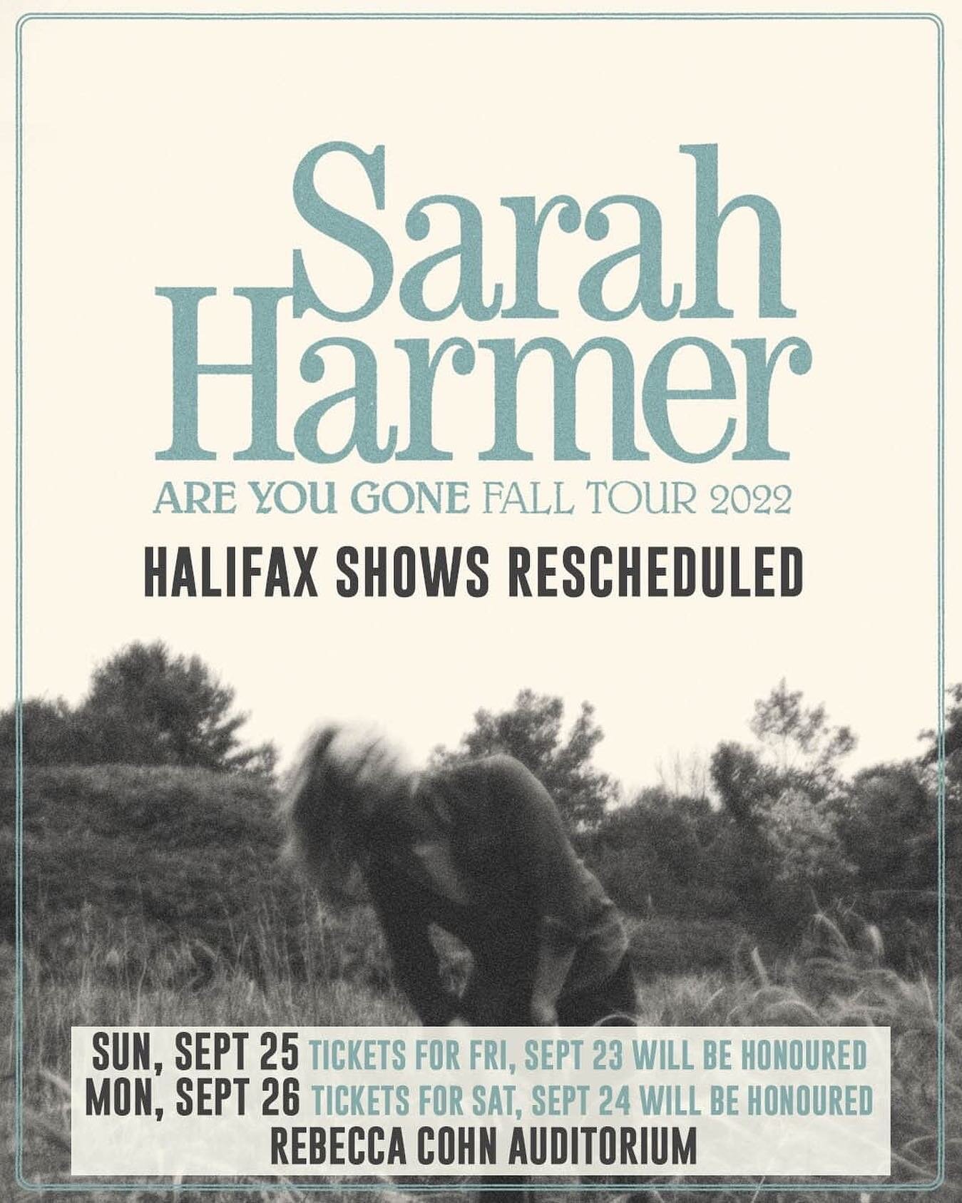 🚨 Due to the impending weather event, @yoharmer&rsquo;s shows scheduled for Friday, Sept. 23 and Saturday, Sept. 24 at the @dalartscentre (Rebecca Cohn Auditorium) in Halifax, NS have been rescheduled as follows:

Sunday, Sept. 25 - tickets for Frid