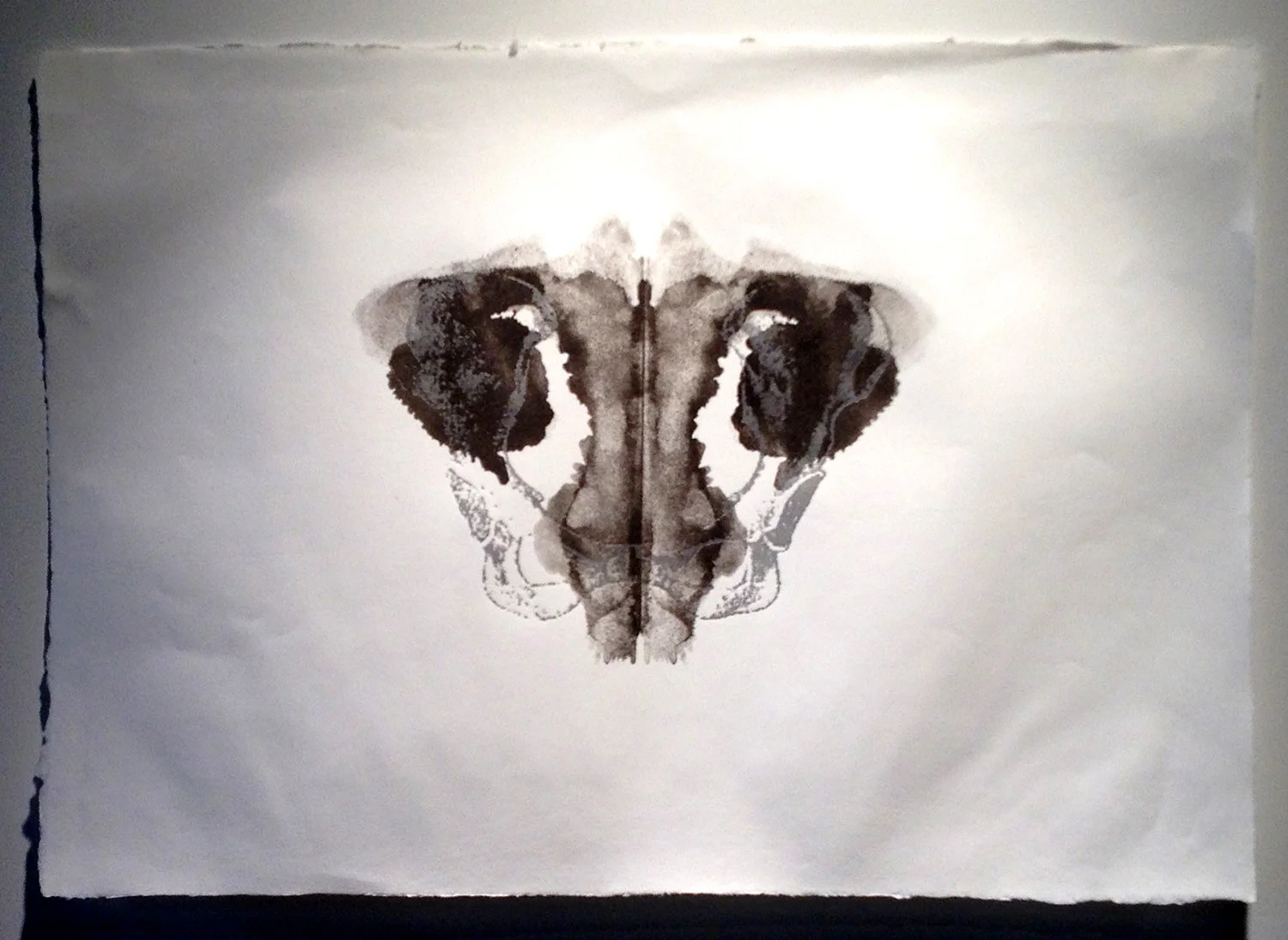 Untitled (Diptych) (2017) Handmade paper, Lithography, Letterpress 22"x15"
