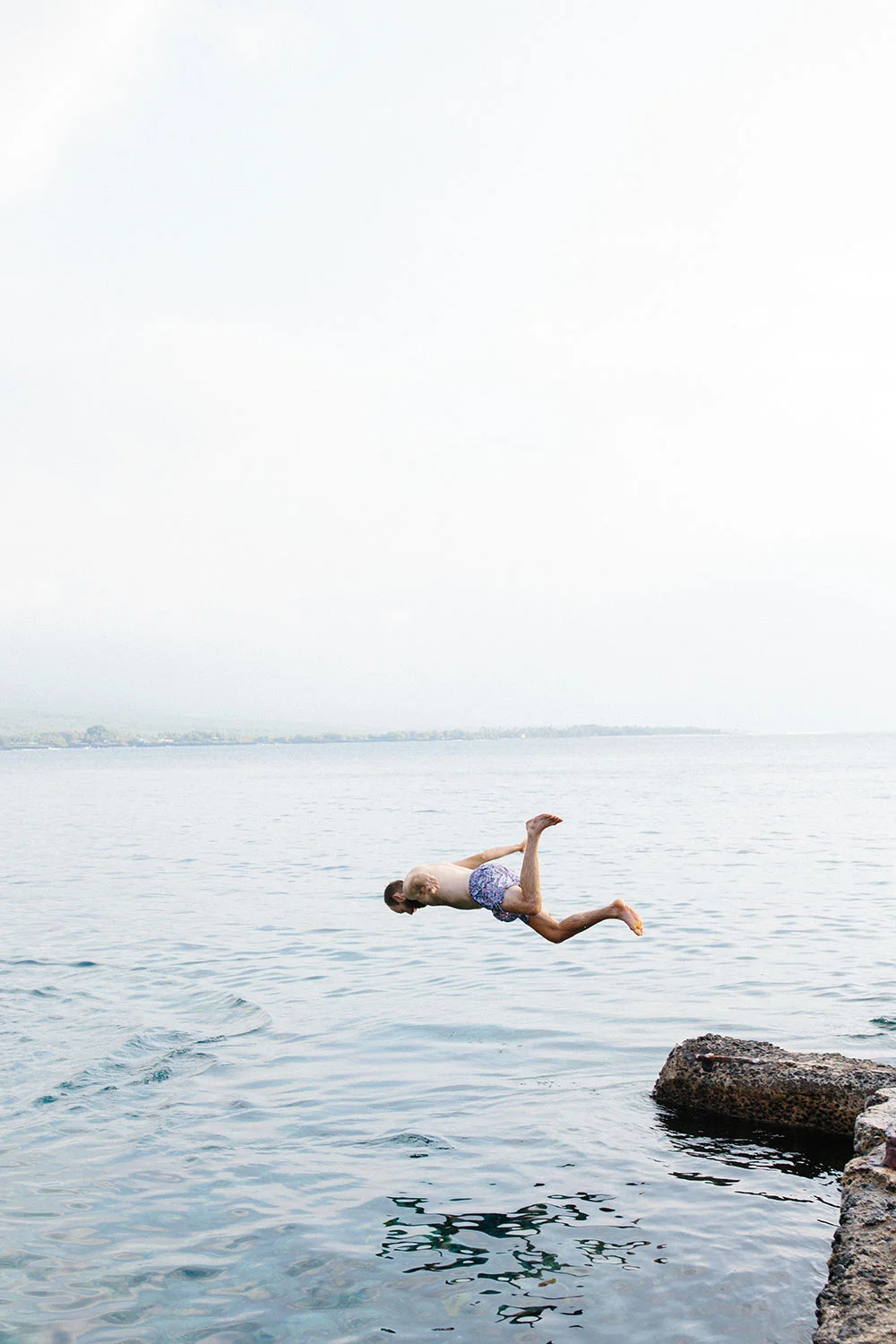 Cliff jump at Clif bar