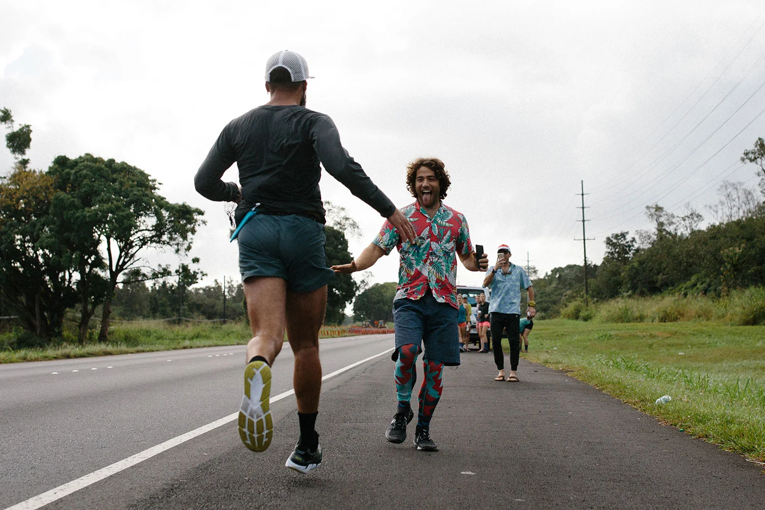 CLIF Bar - The Love Bus high fives!