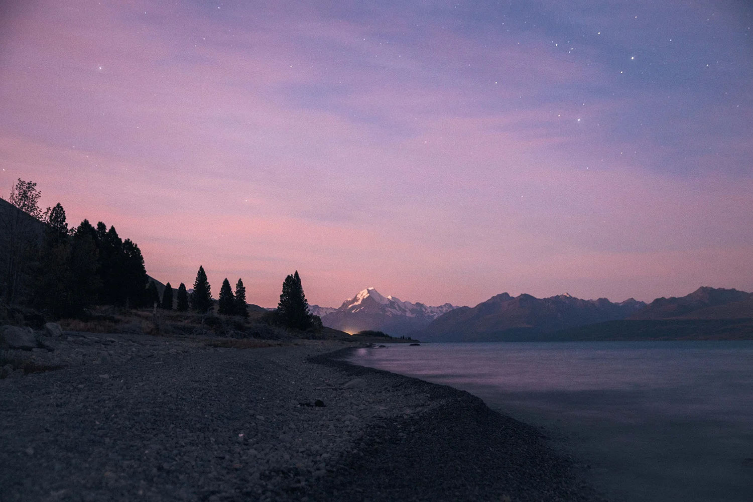 Chaco - New Zealand sunset