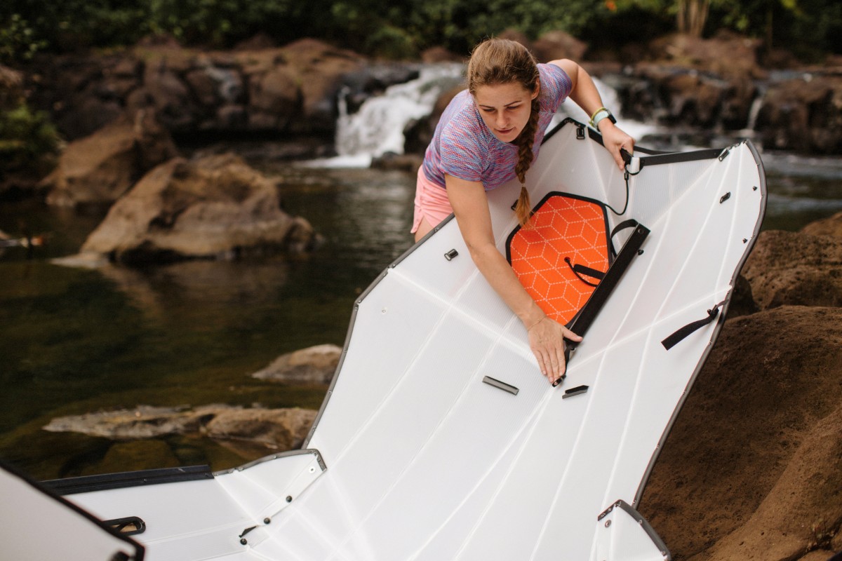 Oru Kayak boat set up