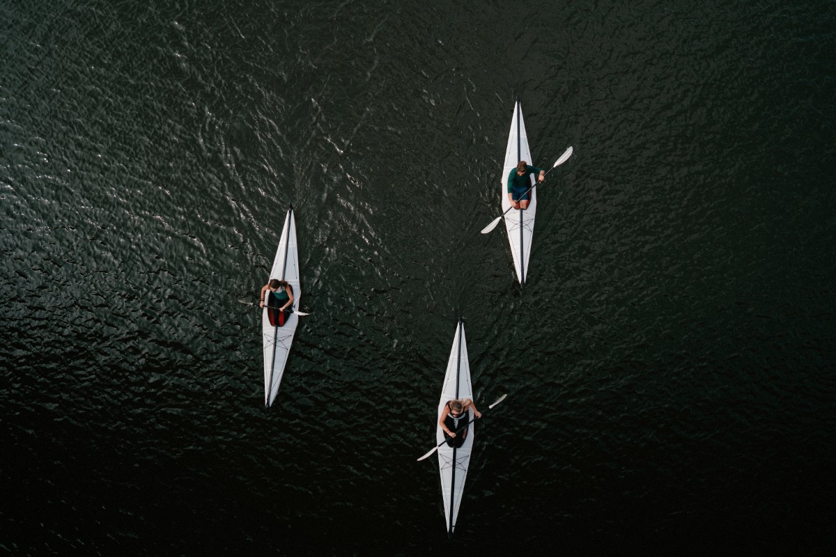 Oru Kayak three overhead
