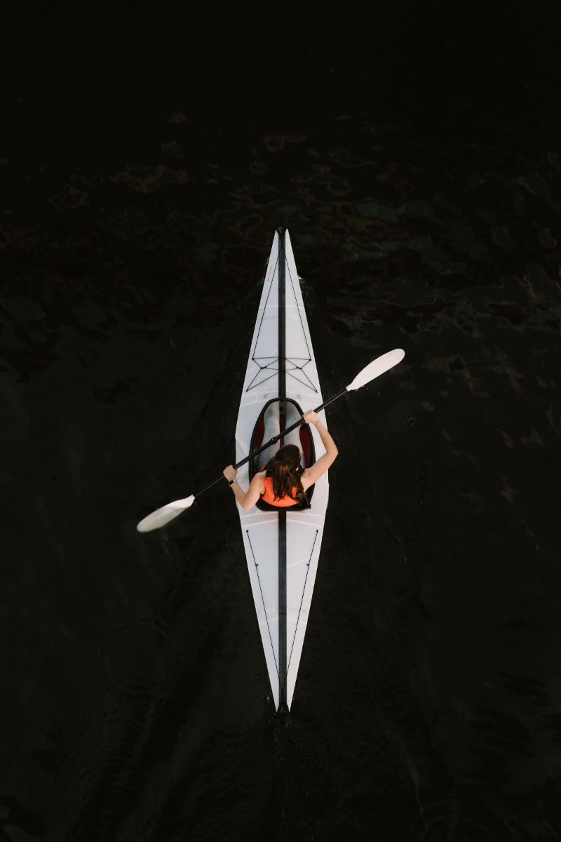 Oru Kayak solo overhead