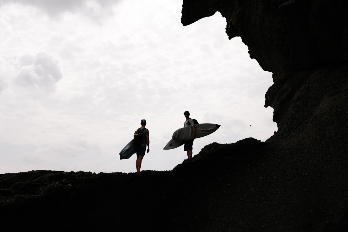CLIF Bar Nicaragua silhouettes scouting surfing