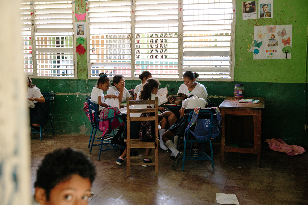 CLIF Bar Nicaragua School children in classroom