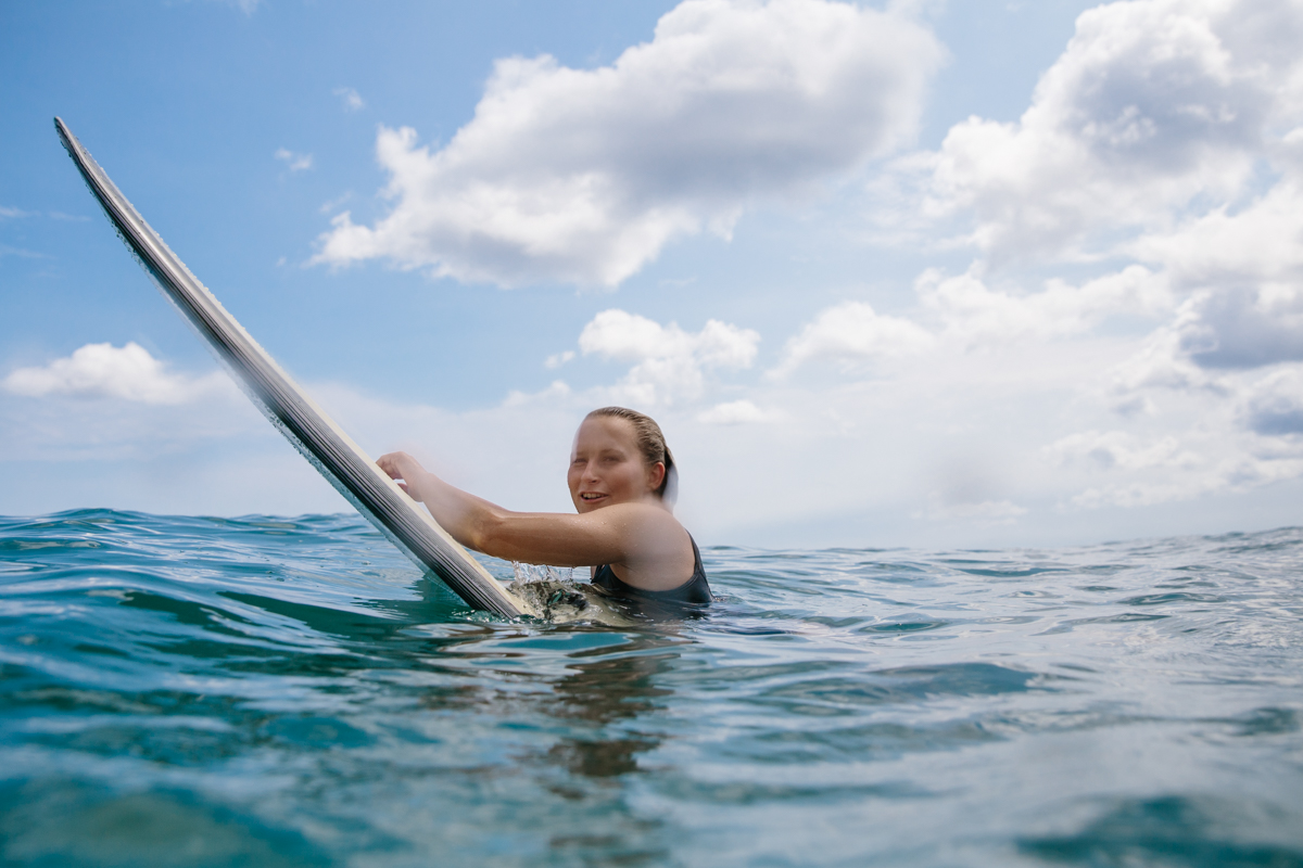 CLIF Bar Nicaragua Abby Brown surfing