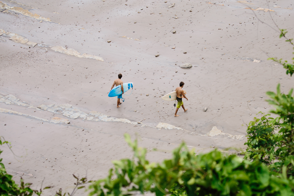 CLIF Bar Nicaragua small surfers from above