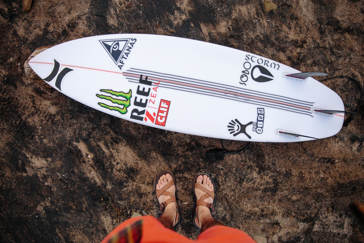 CLIF Bar: Nicaragua surfboard shoes
