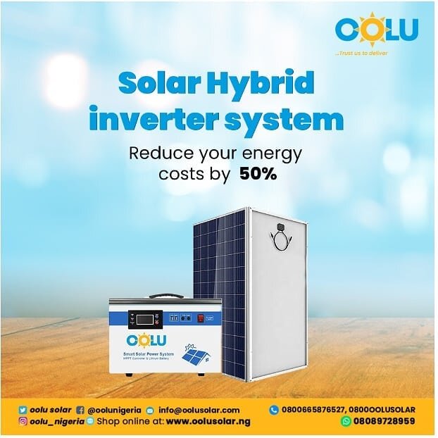 *AVAILABLE IN NIGERIA*
Our new product, the Solar Hybrid Inverter System, reduces your energy cost by 50%!
See our press release on our website here:
https://bit.ly/3gvMliL
*AVAILABLE IN NIGERIA* 
&bull;
&bull;
&bull;
#solarbusiness #solarproducts #s