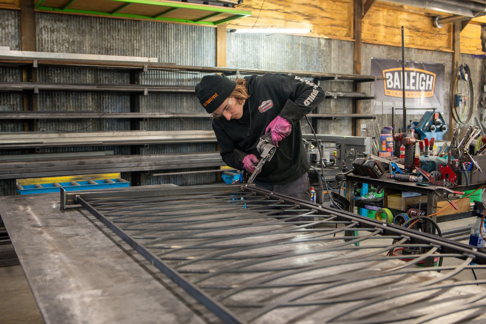 Putting in the work, one piece at a time.