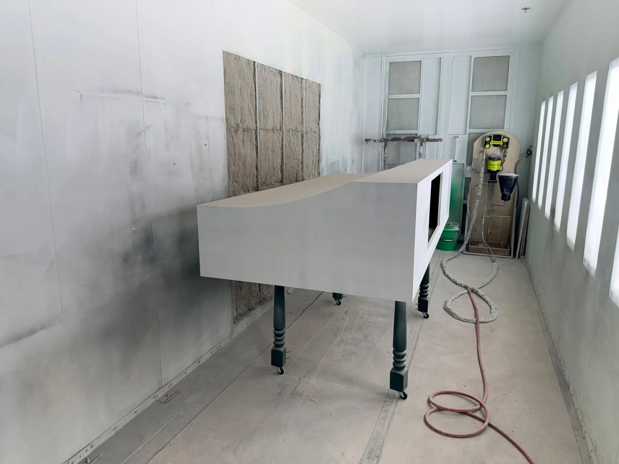 Paint booth action!