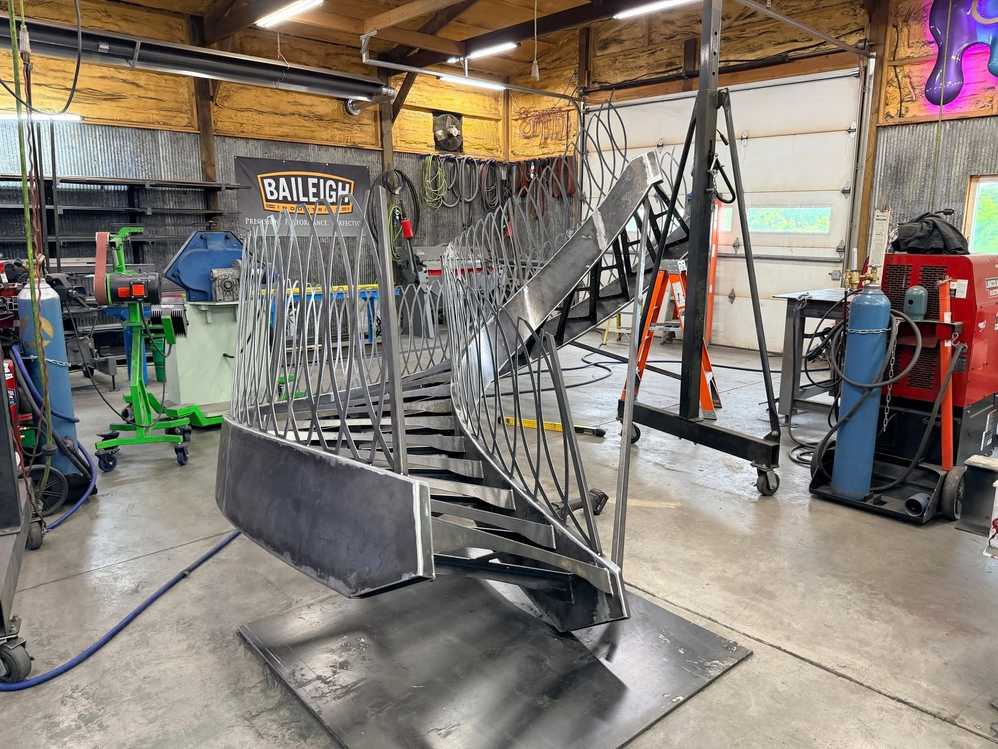 Helical Staircase Progress