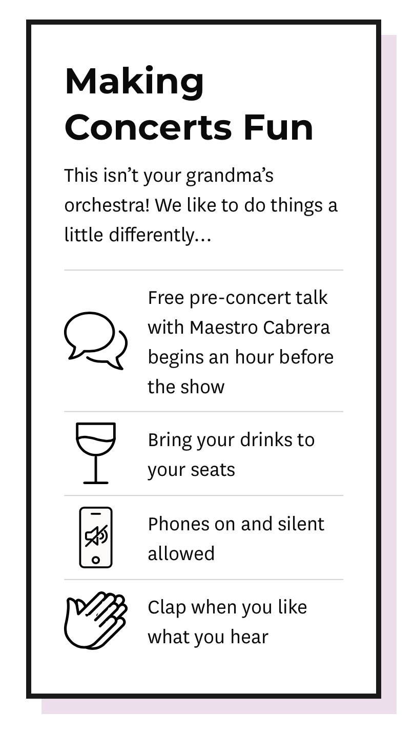 California Symphony’s new rules