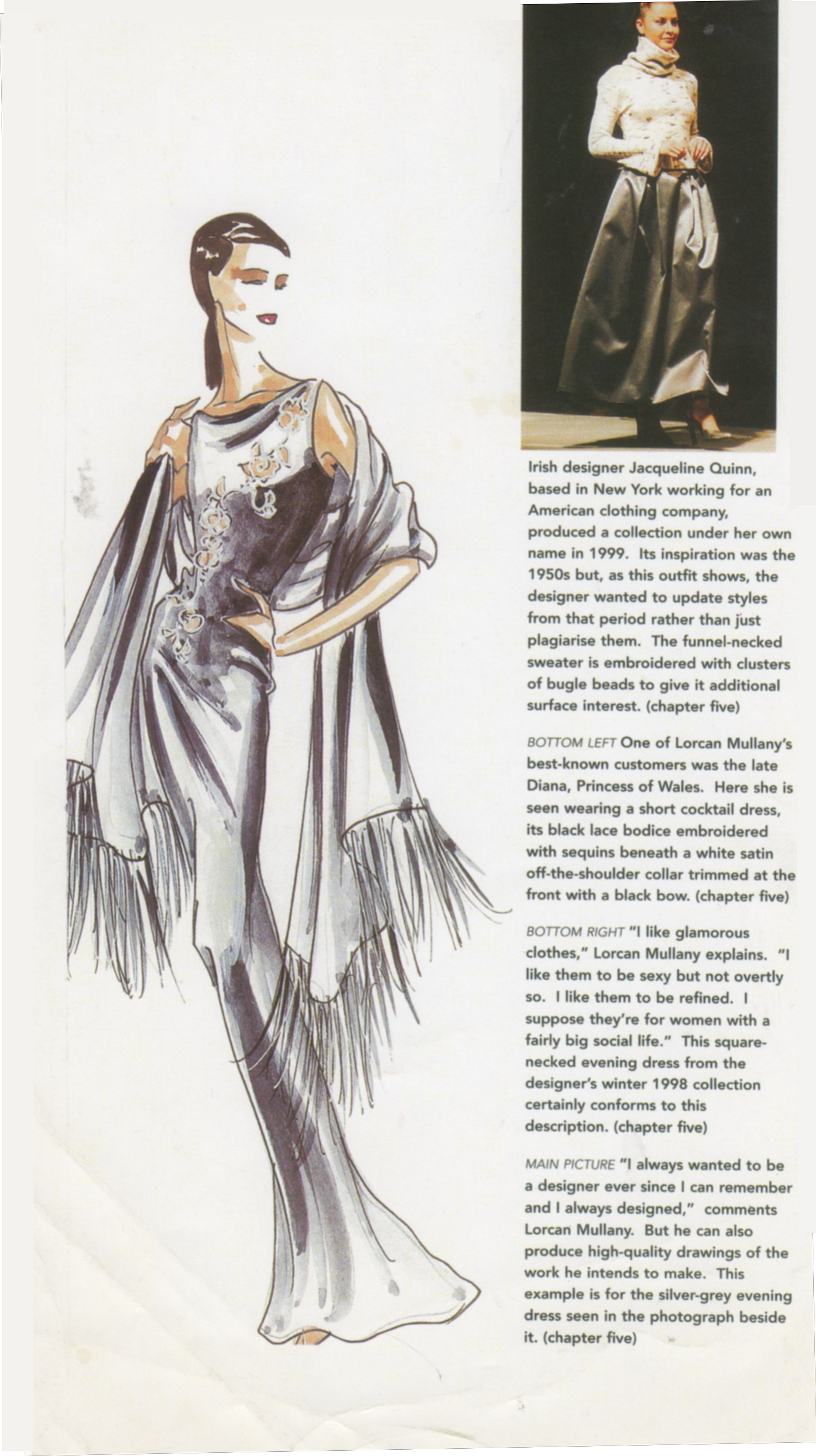 JACQUELINE QUINN FEATURED IN THE BOOK “AFTER A FASHION” BY ROBERT BYRNE
