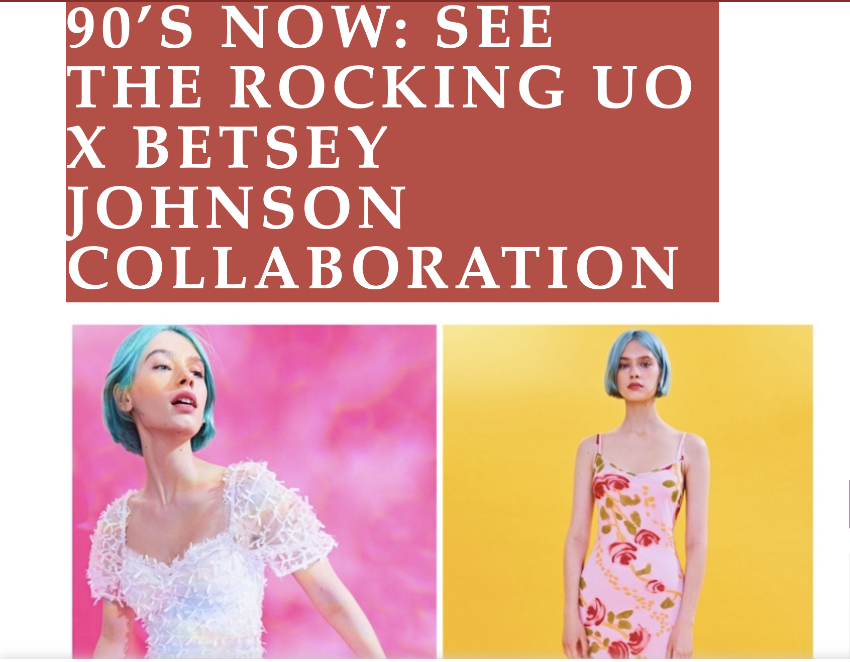 Betsey Johnson SS19 Collection