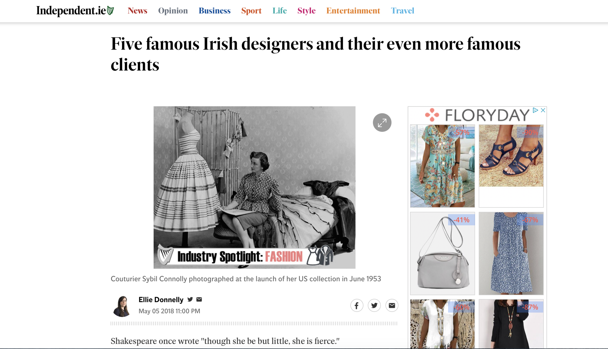 Irish Independent Feature