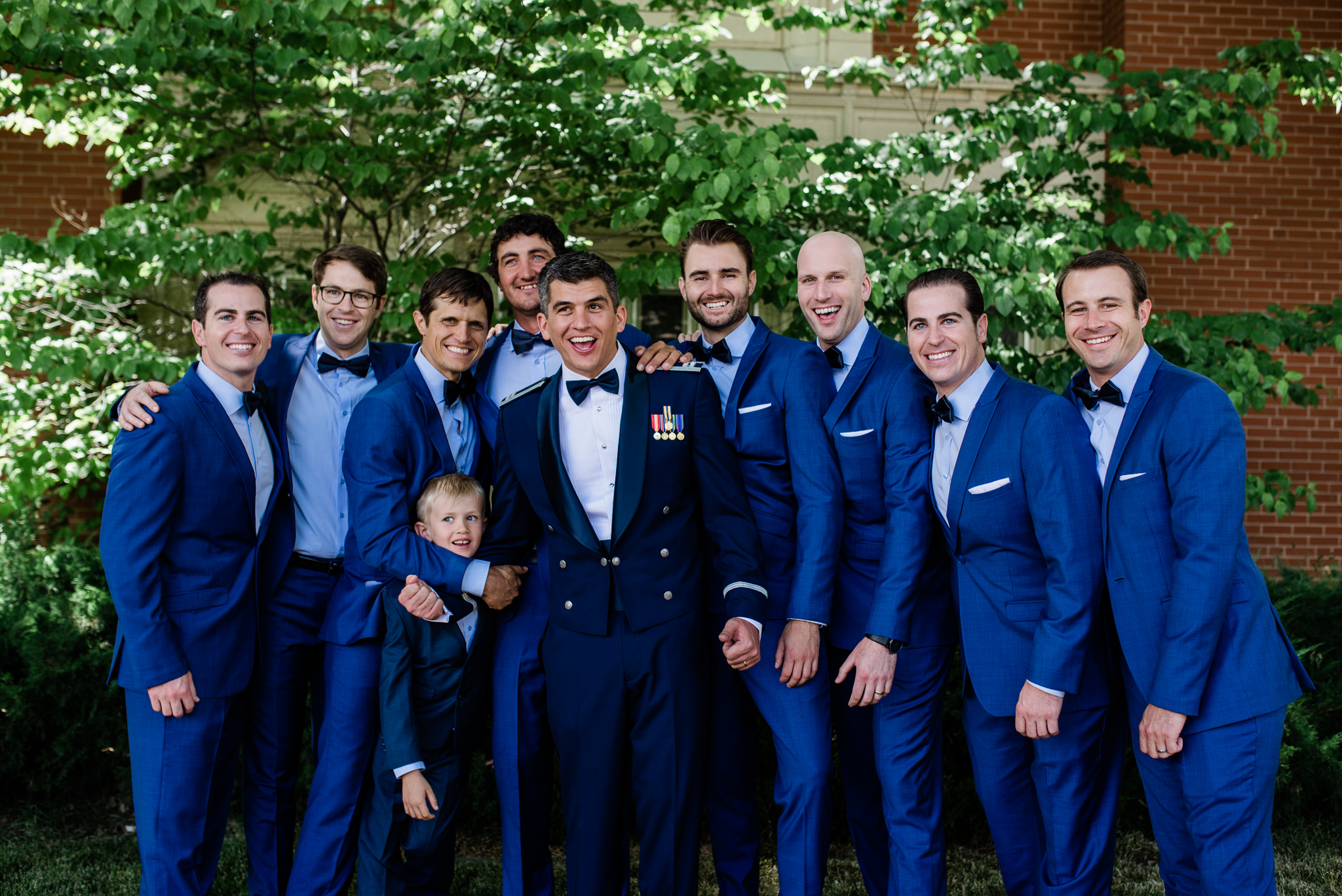 Boise Wedding Photographer // Idaho engagement photographer // PNW Engagement // Wedding // Idaho bride // Natural Couples Posing Ideas // bridal party photos // large group posing // air force wedding // elegant wedding dress // groomsmen posing // groomsmen photo // boise basque center // catholic wedding // traditional wedding // church wedding // party reception // wedding reception dancing // simple wedding ideas // getting ready wedding // inn at 500 boise // boise couples photographer // SS Photography & Design // Sadie Shirts