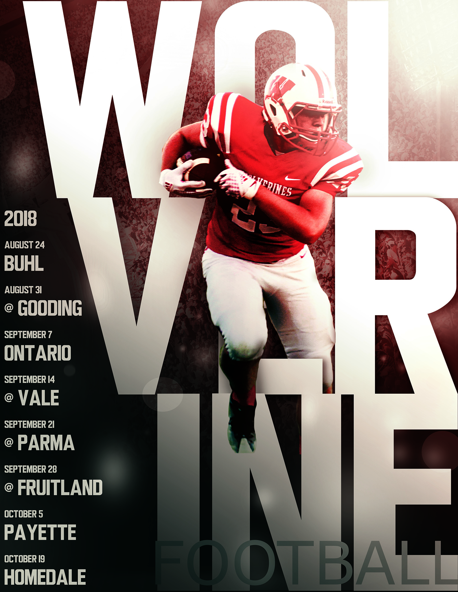 Cover of the 2018 Football Program