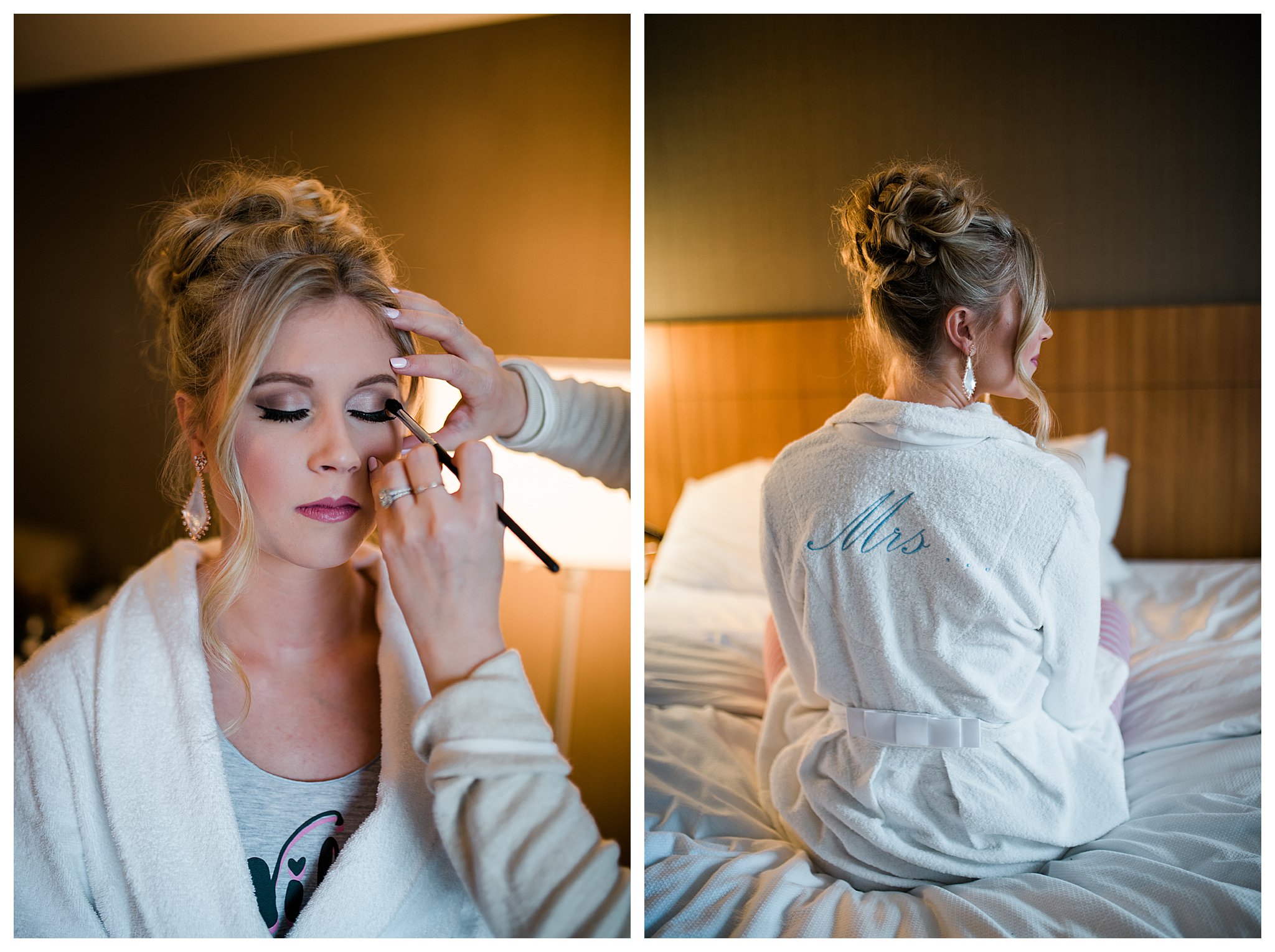 Boise Wedding Photographer, Idaho Wedding Photographer, candlelit wedding, Father daughter first look, first look ideas, plum and gold wedding colors, winter wedding, Indoor Photography, lace wedding dress, wedding updo, sentimental wedding ideas, documentary wedding photographer, wedding photography, wedding makeup ideas