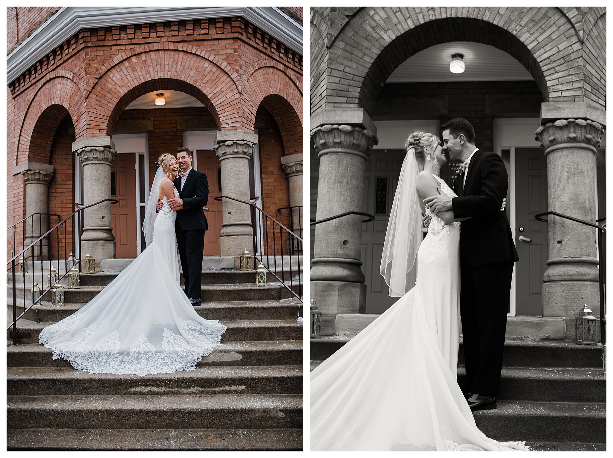Boise Wedding Photographer, Idaho Wedding Photographer, candlelit wedding, bride and groom, bridal portraits, plum and gold wedding colors, winter wedding, Indoor Photography, lace wedding dress, wedding updo, sentimental wedding ideas, documentary wedding photographer, wedding photography, large group wedding, church wedding