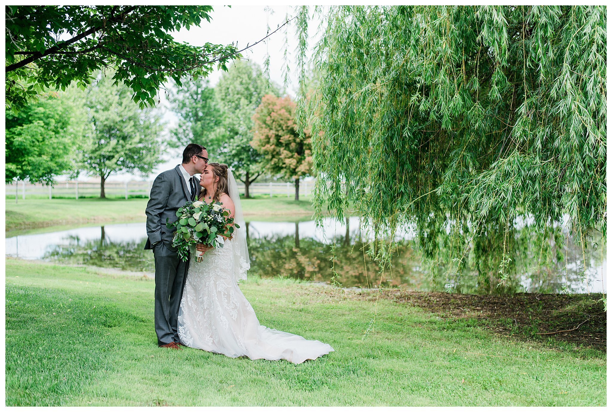 Spring Wedding at the White Willow Estate featuring Corndogs and