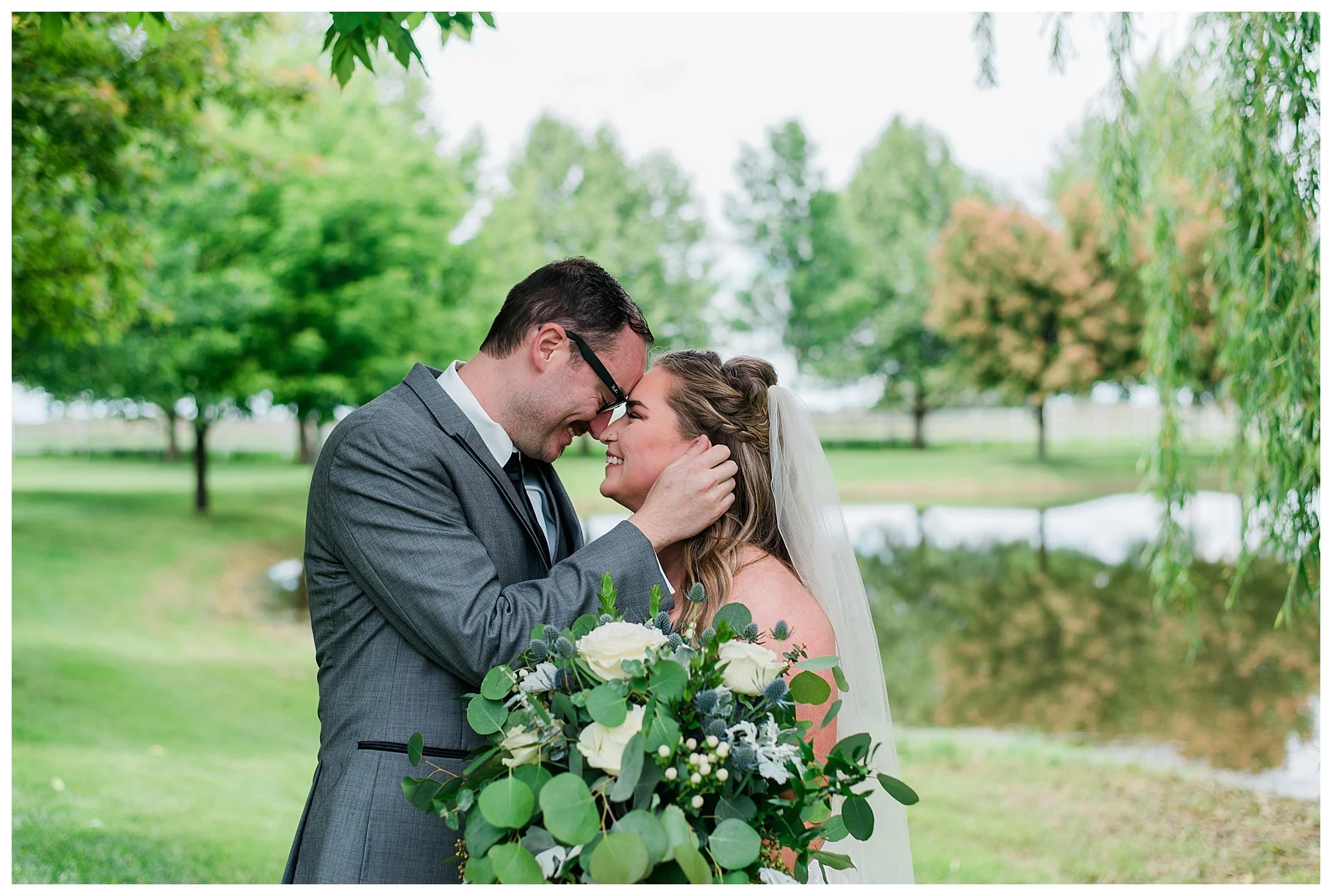 Spring Wedding at the White Willow Estate featuring Corndogs and