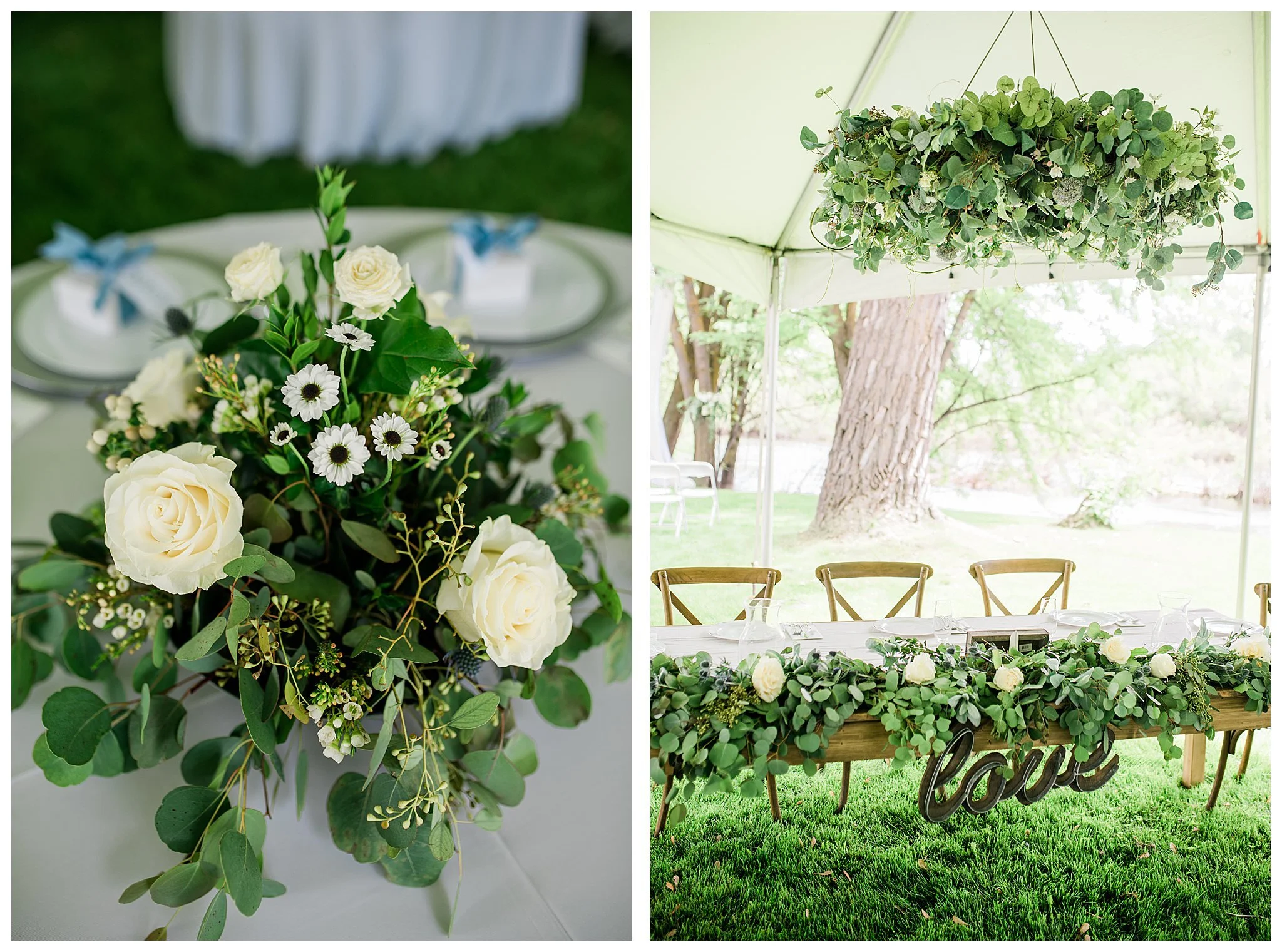 Spring Wedding at the White Willow Estate featuring Corndogs and