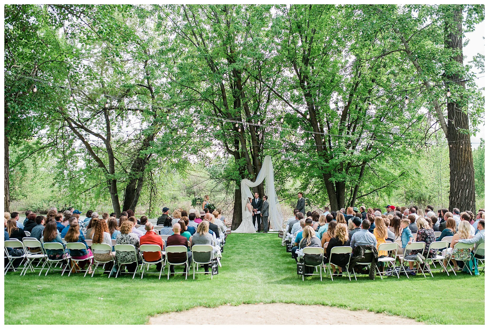 Spring Wedding at the White Willow Estate featuring Corndogs and
