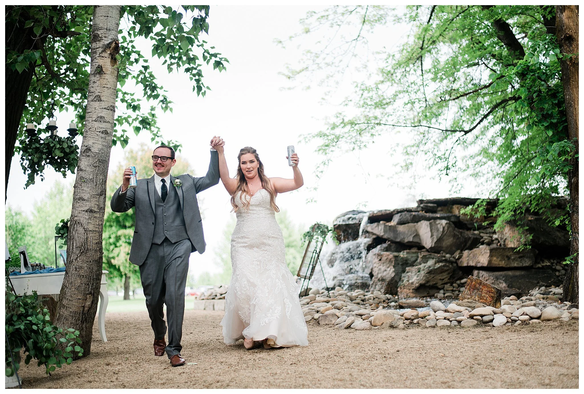 Spring Wedding at the White Willow Estate featuring Corndogs and
