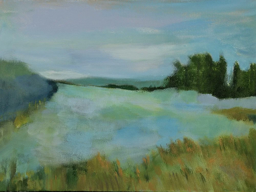 the river