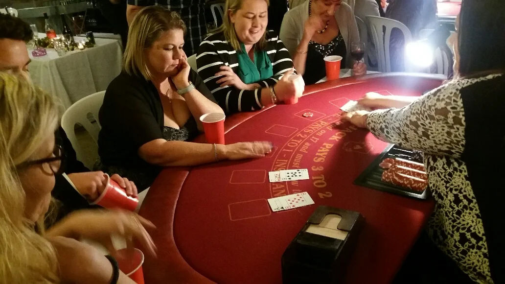 Property Brokers Casino evening in the barn.