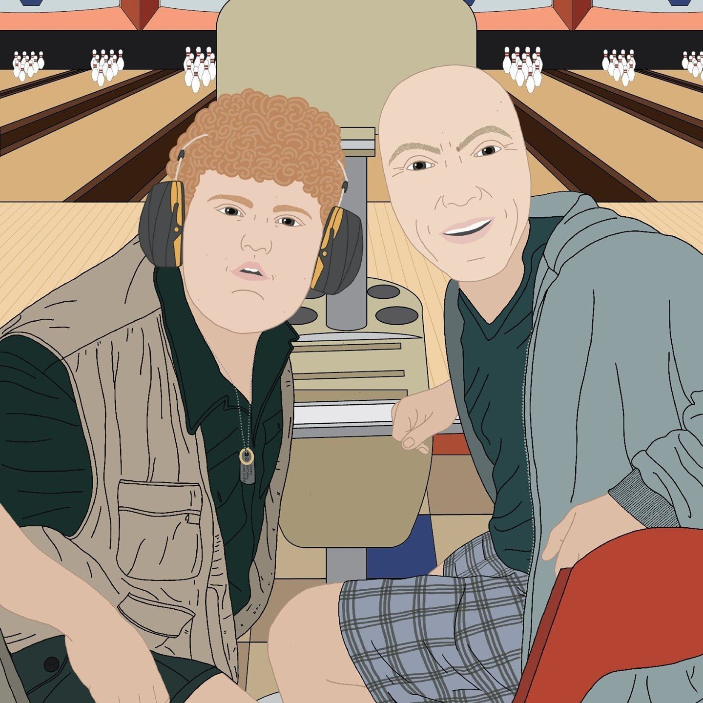 Remember the background I shared in my stories the other day? Everyone who guessed The Big Lebowski got the movie right! I was recently commissioned to draw a portrait of a father and son as The Dude and Walter for a birthday gift. I love how it turn