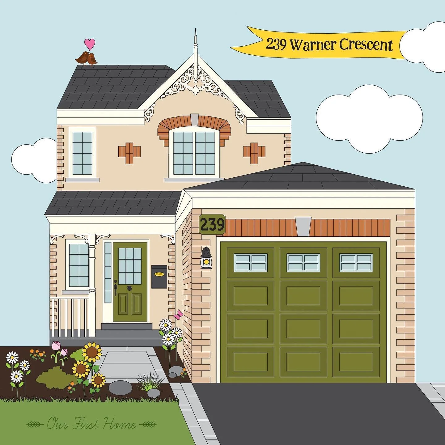 I draw house portraits so you can always come home ❤️

I started drawing houses because I&rsquo;m a very sentimental person. In 2008 my husband and I bought the sweetest little townhouse and spent five years there - five years of milestones (moving i