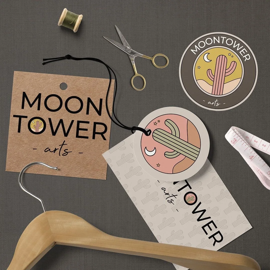 Elise upcycles clothing with really fun hand embroidery - an eco-friendly and creative business idea that I absolutely love. She came to me to create a strong brand for her new business and open up shop on the right foot. Located in LA but from Texas