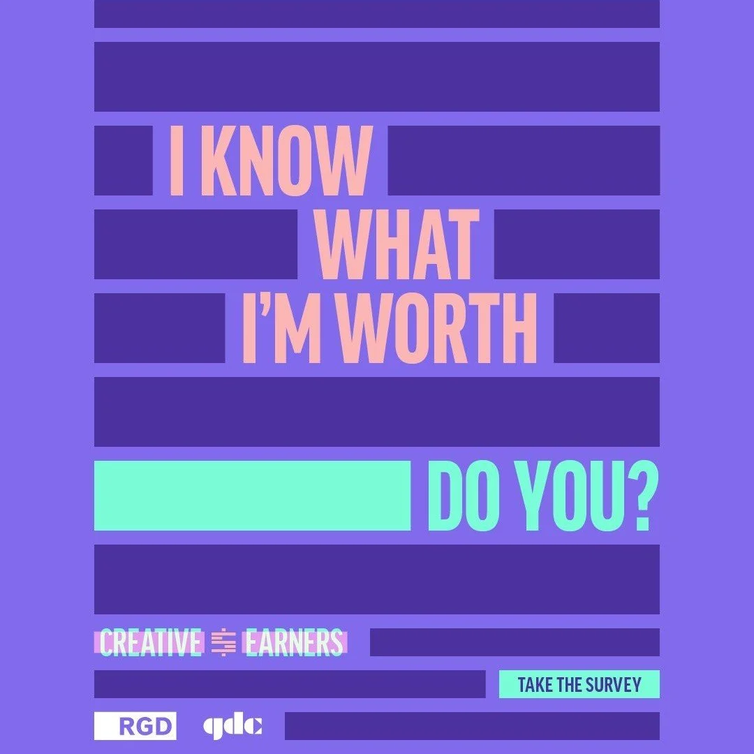 I completed the 2021/2022 #CreativeEarners Salary Survey. Creative Earners gives a financial picture of what graphic designers and related professionals in Canada are earning. Join me in completing the survey today to uncover our value and ensure we 