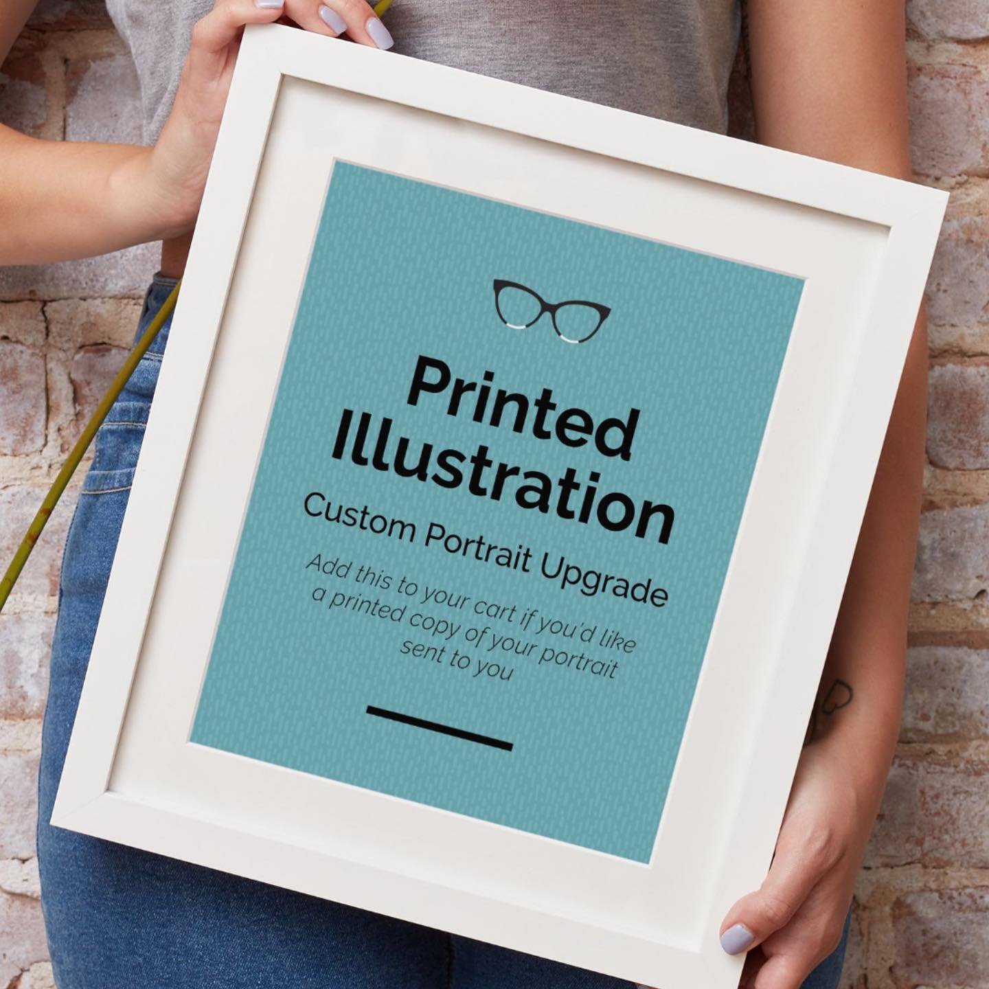Printing options are now available for your custom portraits! 

I typically send portraits digitally as high resolution pdf and jpg files so that you can print them locally on paper, canvas, stickers, mugs, tote bags - whatever you&rsquo;d like! This